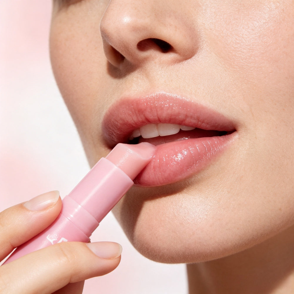 Pink lightweight moisturizing stick