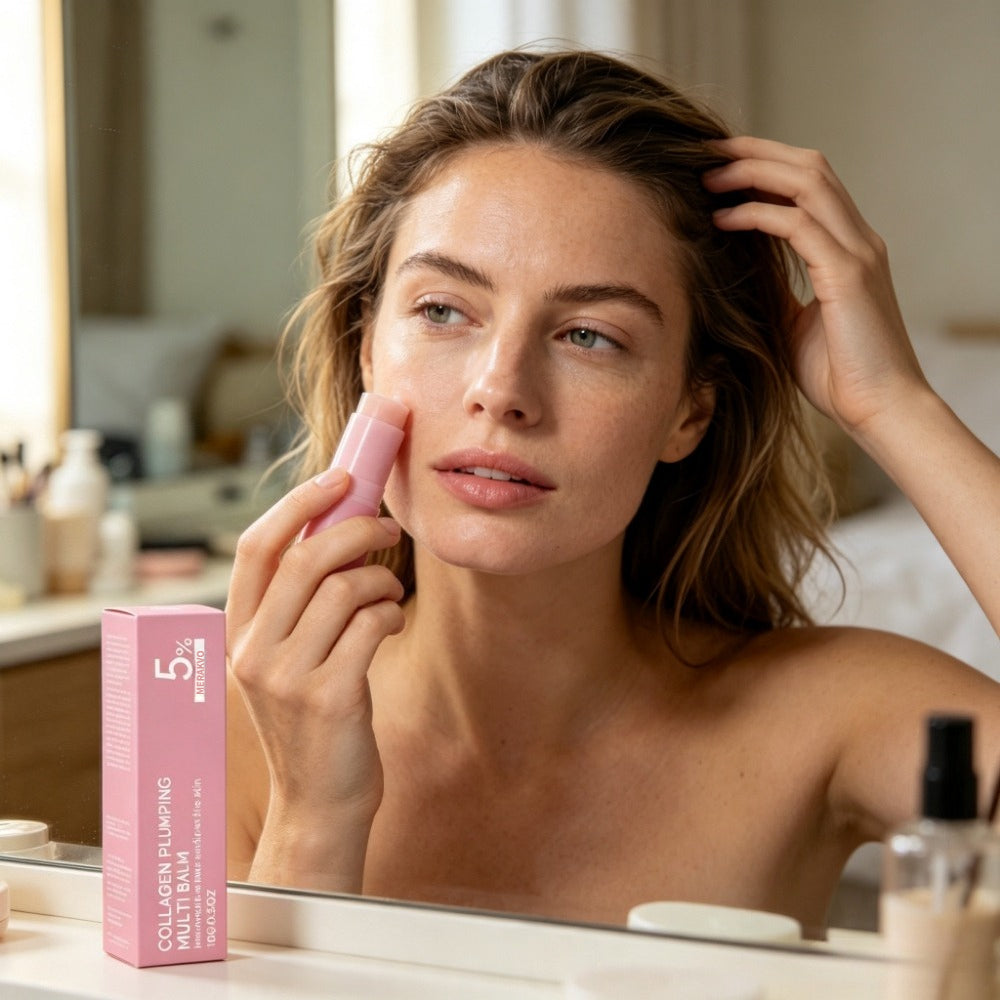 Pink lightweight moisturizing stick
