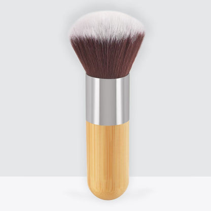 Bamboo handle makeup brush