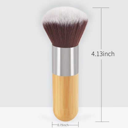 Bamboo handle makeup brush