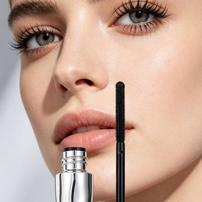 Steel tube mascara base
