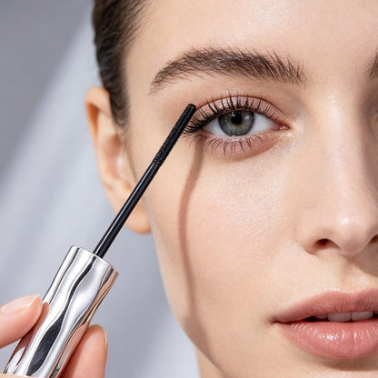 Steel tube mascara base