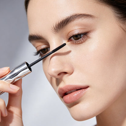 Steel tube mascara base